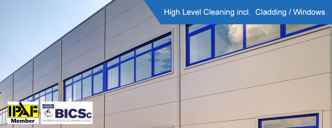 High Level Cleaning - Cladding & Windows